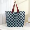 Bolsa de Compras de Moda para Niñas, Tamaño Grande y Mediano, Tejida, Ecológica, Impermeable, para Compras de Supermercado