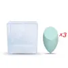 Algodón de maquillaje flocado tipo gota de agua sin látex mini huevo de maquillaje huevo de belleza mini corte oblicuo traje de esponja para polvos tipo calabaza