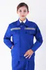 Conjunto de Ropa de Trabajo para Protección Laboral para Talleres de Ingeniería, Reparación de Máquinas de Soldar, Ropa de Primavera y Otoño, Manga Larga con Tiras Reflectantes