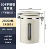 Recipiente Transparente para Armazenamento de Grãos de Café, Pote Selado para Pó de Café, Pote de Armazenamento com Válvula Unidirecional, Recipiente para Armazenamento de Café, Pote para Armazenamento de Grãos