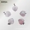 Fábrica direta natural semi-preciosa pedra em pó cristal tigre pedra 16mm coração pingente amor pingente acessórios de joias DIY
