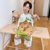 Pijama Infantil Macacão Meninos 2025 Novo Verão Fino Algodão Puro Manga Curta Roupa de Casa para Meninos para o Verão
