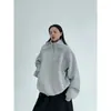 Sudadera con capucha para hombre, estilo primavera/otoño, diseño holgado de moda inspirado en Hong Kong con estampado de letras, prenda exterior versátil, nueva colección 2025