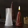 Molde para Gotejamento de Cola com Padrão Borboleta de Cone Yu Meiren DIY Aromaterapia Gesso Sorvete Vela Ornamento Molde de Silicone