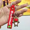 Nuevo Llavero Femenino Lindo Muñeco de Nieve Anciano Muñeca Colgante para Mochila Escolar Masculina Pareja Fábrica Colgante de Árbol de Navidad Dibujos Animados