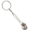 Llavero con llave inglesa ajustable de metal, herramienta al por mayor, minillave, llavero colgante para coche