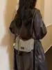 Bolsa pequena tecida requintada transfronteiriça para mulheres, nova moda outono 2026 bolsa transversal versátil, bolsa popular de ombro único estilo bolinho