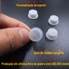 Amostra Grátis Válvula Unidirecional de Silicone Rolha para Frasco de Reagente Tampa de Silicone Cruzada Válvula de Silicone com Corte em Cruz Vedação de Silicone para Uso Médico