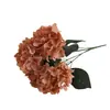 Nuevo ramo decorativo de hortensias artificiales para bodas, flores falsas, accesorios de estudio fotográfico de bodas con hortensias artificiales al por mayor