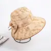 2026 Novo Chapéu de Sol Elegante de Aba Larga Estilo Nacional Casual Feminino para Primavera e Verão Chapéu Dobrável com Proteção Solar