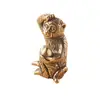 Latón Puro Sólido Mono Melocotón Adornos Pequeños Zodiaco Chino Lindo Mono Pequeño Shoutao Manijas de Cobre Bronce Antiguo Bronce Tallado Artículos de Bronce