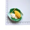 Caracol de campo gourmet chino tortuga accesorios de resina DIY llavero colgante pegatina de refrigerador estudio par bolsa ciega