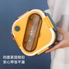 Fiambrera portátil de plástico con calefacción por microondas cuadrada, directa de fábrica, con explosiones, japonesa, para regalo