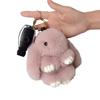 Pendente de Coelho de Pelúcia Imitação de Pelo de Coelho Rex Pingente de Bolsa de Coelho Pingente de Coelho MengMeng Pingente de Coelho Morto de Pelúcia