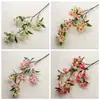 Gelatina de Melón Flor Flores Artificiales Flores Falsas Plantas Verdes Venta al por Mayor Decoración de Bodas Manualidades Estilo Ins Fabricante Transfronterizo