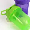 Vaso Batidor Multicolor Transfronterizo de 350ml Vaso Mezclador para Proteína en Polvo Fitness Tapa abatible con Asa Bebida Directa Vaso de Agua Deportivo