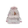 Mochila de Dibujos Animados Linda para Mujer, Mochila Ligera de Viaje para Niñas, Elegante y Versátil Bolsa Escolar de Encaje para Estudiantes