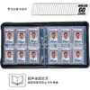 Álbum de Cartas com Zíper de 6 Compartimentos em Couro PU Transfronteiriço Porta-Cartões para Coleção de Jogadores Estelares Álbum de Armazenamento para Cartas Classificadas Psa/Cgc/Sgc