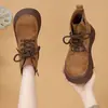 Venda Quente Botas de Neve Estilo Martin com Solado Grosso Femininas 2026 Inverno Novo Aumentam a Altura Plus Veludo Quente Emagrecimento Botas Curtas Sapatos de Algodão do Nordeste