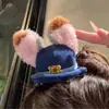 Nuevos Accesorios para el Cabello de Peluche, Ligas para el Cabello de Zorro, Nuevas Ligas para el Cabello y Pinzas para el Cabello Súper Lindas