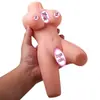 Muñeca Realista de Silicona de Medio Cuerpo con Masturbador de Mano y Juguete Sexual para Adultos