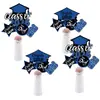 Bandera de jarrón para la temporada de graduación transfronteriza, 20 piezas, gorro de soltero, papel de respuesta, tarjeta de estrella de cinco puntas, accesorios para escenas, suministros para fiestas