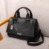 2024 Xidi Paul's Nuevo Bolso Satchel Cruzado de Cuero Flip Estilo Europeo y Americano Almohada Boston de Gran Capacidad para Mujer
