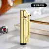 Encendedor Metálico Inflable Creativo con Alta Potencia de Llama, Mechero de Rueda a Prueba de Viento, Elegante Encendedor de Cigarros, Regalo Personalizado, Transfronterizo