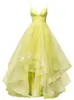 Vestido de noche largo para mujer, de comercio exterior, escote en V profundo con tirantes, falda abullonada, ceñido a la cintura, color liso, bajo irregular, suministro para estación internacional