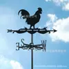 Veleta de gallo transfronteriza metal decoraciones exteriores techo jardín muebles decorativos adornos creativos manualidades hierro