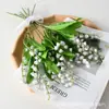 Floresta Verde Artificial Flores Folhas Casamento Decoração de Chão de Casamento Arranjo de Flores Flores Artificiais Plantas Verdes Flores de Plástico