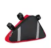 Bolsa para manillar delantero de bicicleta de montaña bolsa triangular ciclismo al aire libre Bolsa de herramientas triangular bolsa para manillar delantero de bicicleta