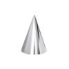 Tocado de película de aluminio transfronterizo sombrero de cumpleaños color sólido niños adulto papel decorativo láser brillante color papel facial brillante