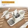 Suporte de Escova de Dentes de Mesa Casual Caixa Colorida para Presente Venda Quente Transfronteiriça Fábrica Rack de Armazenamento de Escova de Dentes de Mesa Conjunto de Copo para Enxaguante Bucal
