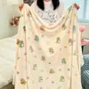 Manta de vellón de leche chal de oficina manta para siesta manta de aire acondicionado dormitorio de estudiante siesta colcha pequeña manta para sofá