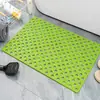 Tapete Quadrado Antiderrapante Tapete de Banheiro Antiderrapante Doméstico Tapete de Chão com Ventosa para Box de Banheiro Tapete de Massagem para Pés de Banheiro