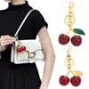 Llavero Popular de Cereza Transfronterizo Colgante de Cereza Multicolor Colgante de Moda para Bolso Venta Directa de Fábrica Suministro de Primera Mano