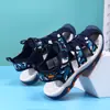 Sandalias cerradas resistentes al desgaste y antideslizantes para niños, para niños pequeños, medianos y mayores, estudiantes, zapatos de verano para exteriores y playa, puntera cerrada anticolisión