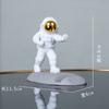 Ornamento Minimalista de Luxo Leve Astronauta Kung Fu Suporte de Celular para Astronauta Gadget para Maratona de Séries Presente de Aniversário para Pessoa Preguiçosa