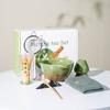 Juego de Té Matcha Estilo Japonés traje Cerámica de Cambio de Horno Baibenli Juego de Té Matcha Estilo Japonés traje Caja de Regalo de Té Estilo Japonés Juego Exclusivo