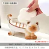 Bandeja de Sabonete de Cerâmica Fofa de Gato para Venda por Atacado com Drenagem, Suporte Criativo de Sabonete de Gatinho, Rack de Armazenamento para Banheiro e Uso Doméstico