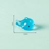Accesorios de decoración de acuario tridimensionales para bricolaje, versión Q luminosa, muñeco de animal marino, micro paisaje, pecera, pequeños adornos al por mayor