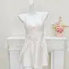 2026 Novo Estilo Renda Doce Francesa Camisola Fina Roupa de Dormir com Bojos, Conjunto de Loungewear Puro Desejo de Alta Qualidade