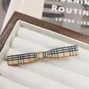 Pente de Cabelo com Laço Xadrez Retro Estilo Coreano e Japonês para Testa e Franja Lateral, Presilha para Organizar o Cabelo