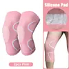 Joelheiras Esportivas Plus Size Meia de Tricô Ultrafina Mangas para Pernas Protetor de Articulação do Joelho para Maratona Basquete Venda Quente Transfronteiriça