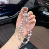 Llavero colgante de caballo pequeño de moda para coche, correa personalizada para teléfono, correa de muñeca, accesorio creativo para bolso para niñas