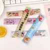 Régua inspiradora para estudantes, 15cm, um pequeno conjunto de presentes para o início das aulas, régua longa com escala ondulada, régua motivacional