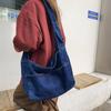 Nova Bolsa Transversal Jeans Estilo Coreano e Japonês 2026 para Mulheres, Bolsa de Ombro Fashion com Grande Capacidade, Mochila Street Tendência para Estudantes
