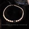 Collar de Cadena para Clavícula Estilo Chica Caliente Dulce y Fresco Tendencia Coreana para Mujeres, Collar de Diseño de Lujo Ligero de Alta Gama, Accesorios al por Mayor para Chica Caliente de Deseo Puro