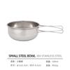Outdoor Snow Bowl Camping Portátil 304 Aço Inoxidável Louça Churrasco Piquenique Rice Bowl Camping Panelas Caminhada Copo de Água